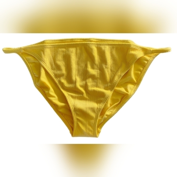 $30 Juniors' Ninety-Nine° Bikini Swim Bottoms Size XXL 19 Meadow Lark Yellow NWT - Picture 2 of 6